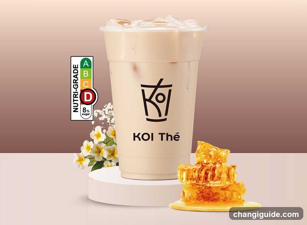 KOI Thé Drink with Honeycomb