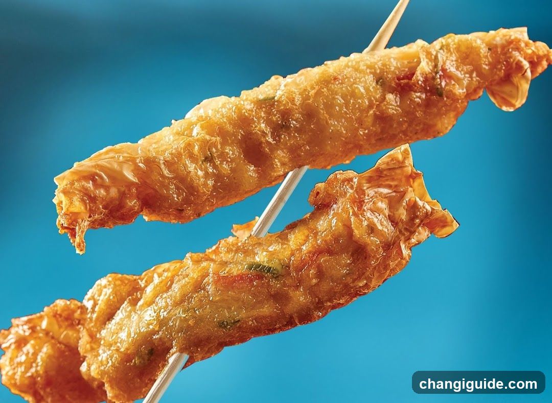 Fried Food on Skewers