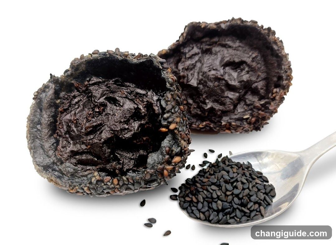 Black Sesame Balls with Filling
