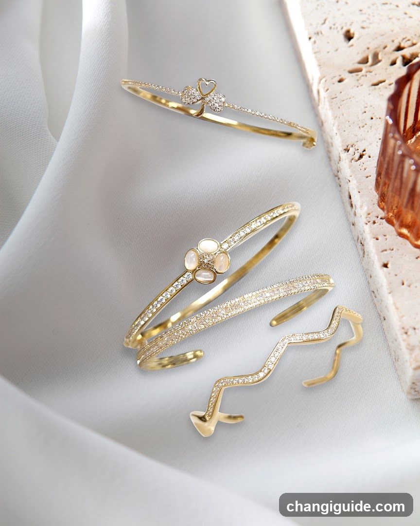 Gold Bracelets and Ring