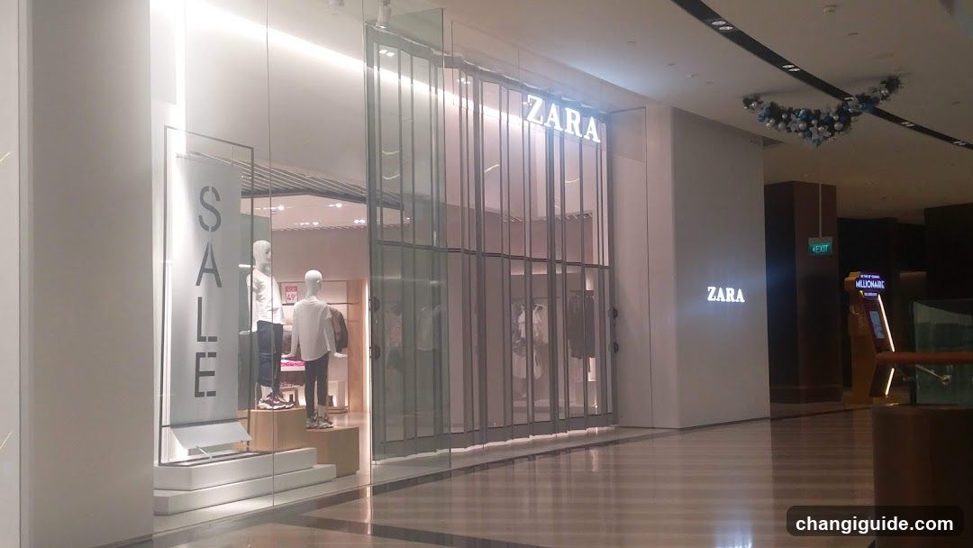 Clothing Display in Store Interior