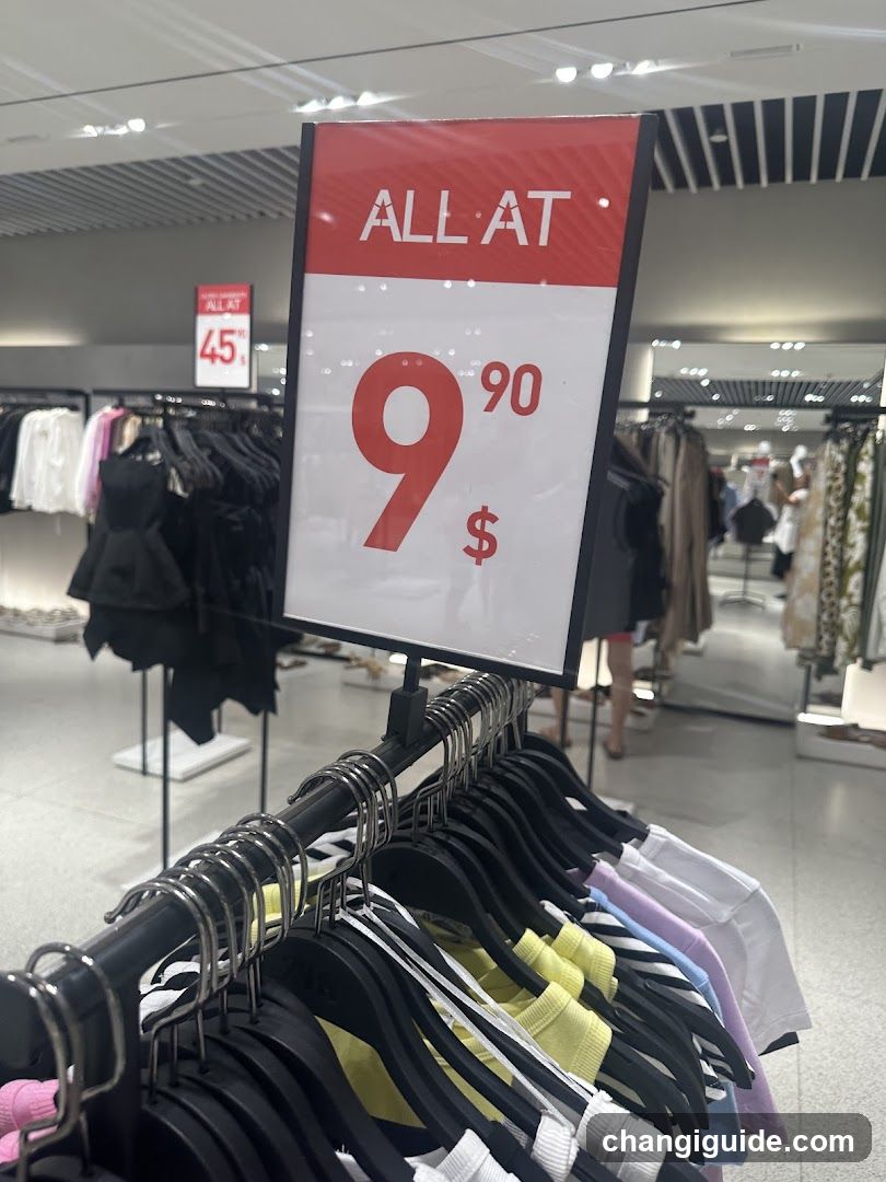 Clothing Store Interior Display