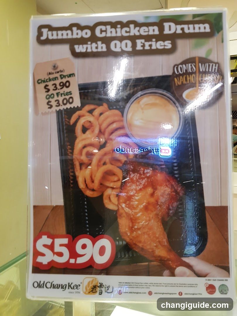 Jumbo Chicken Drum with QQ Fries Ad