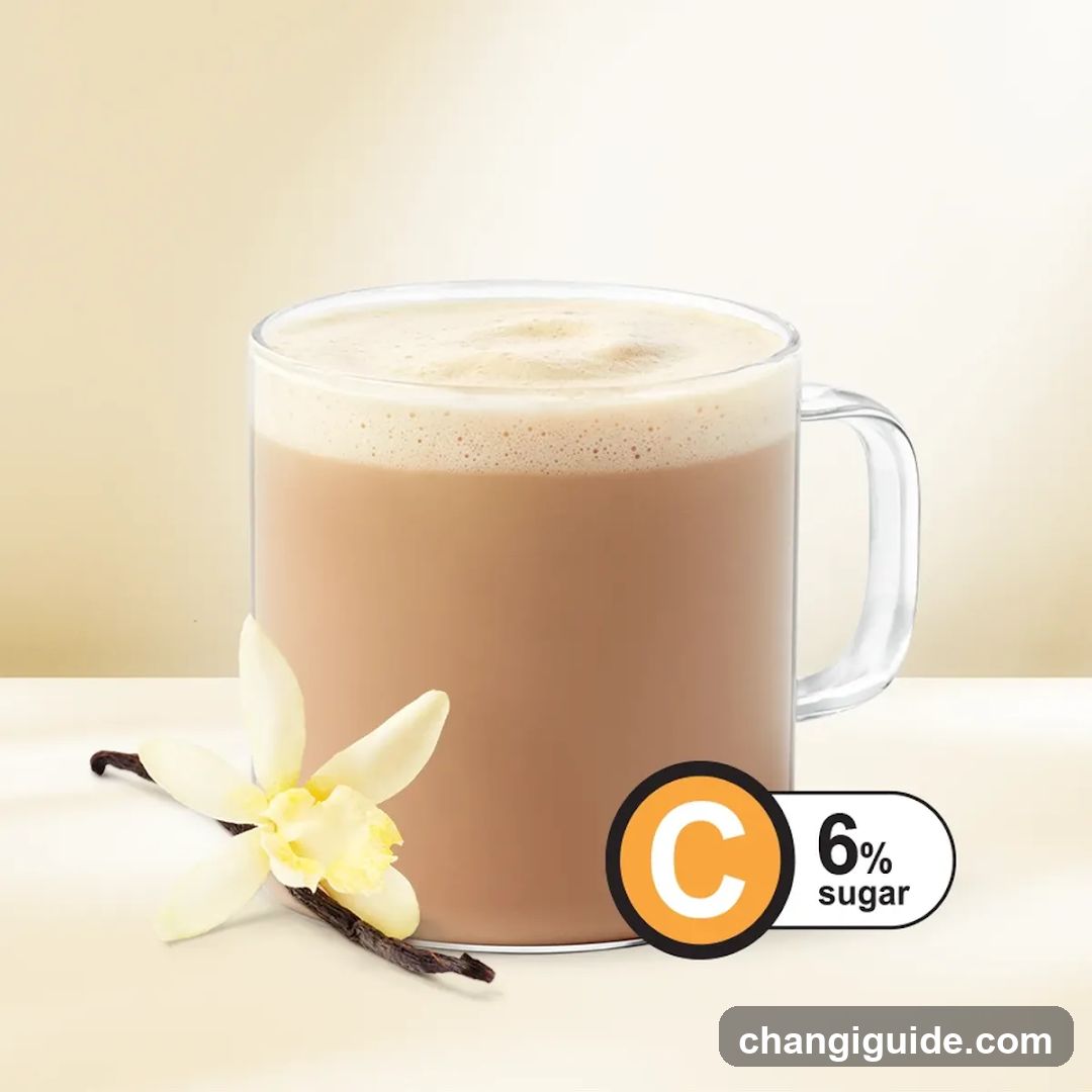 Vanilla Drink with Sugar Information