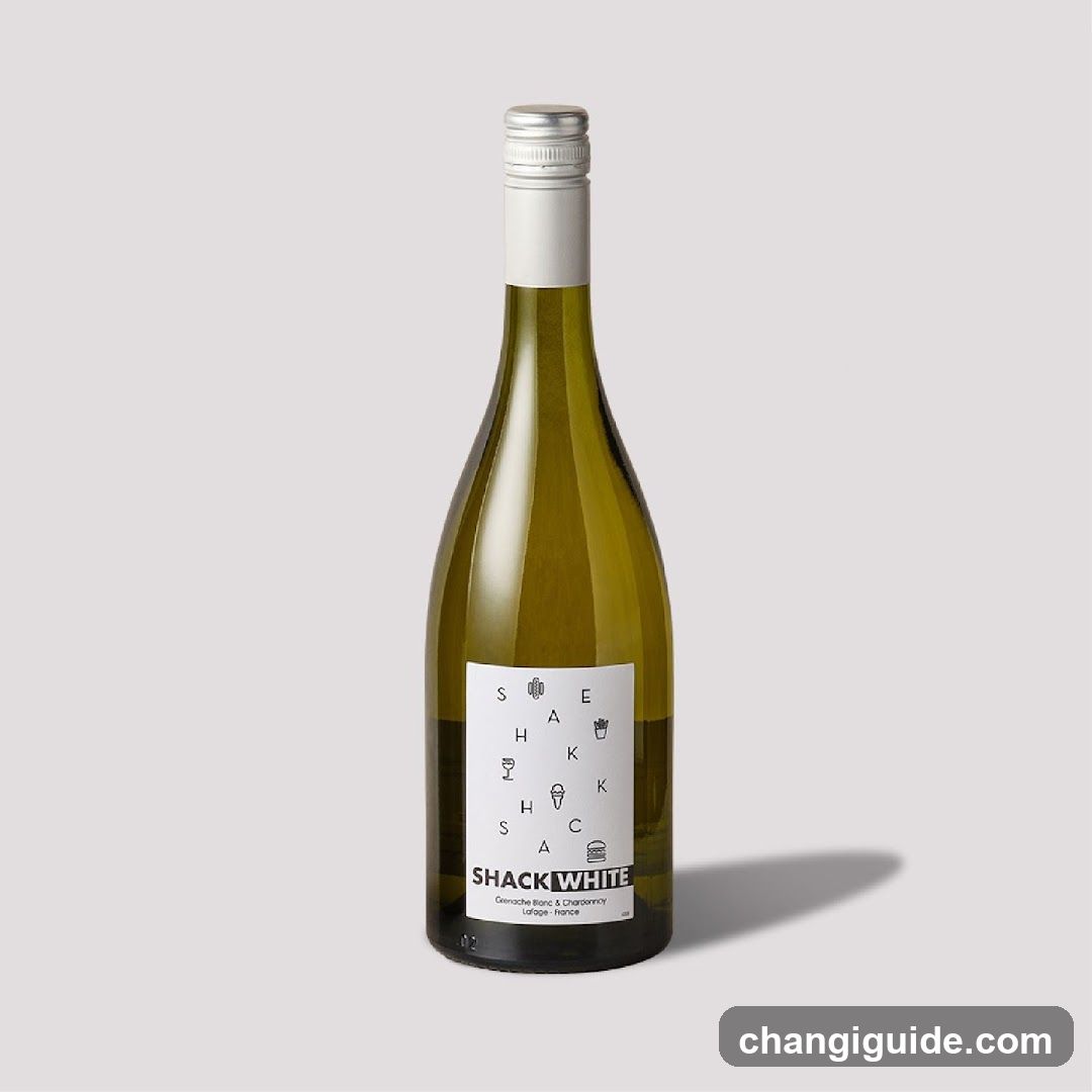 Bottle of Shack White Wine