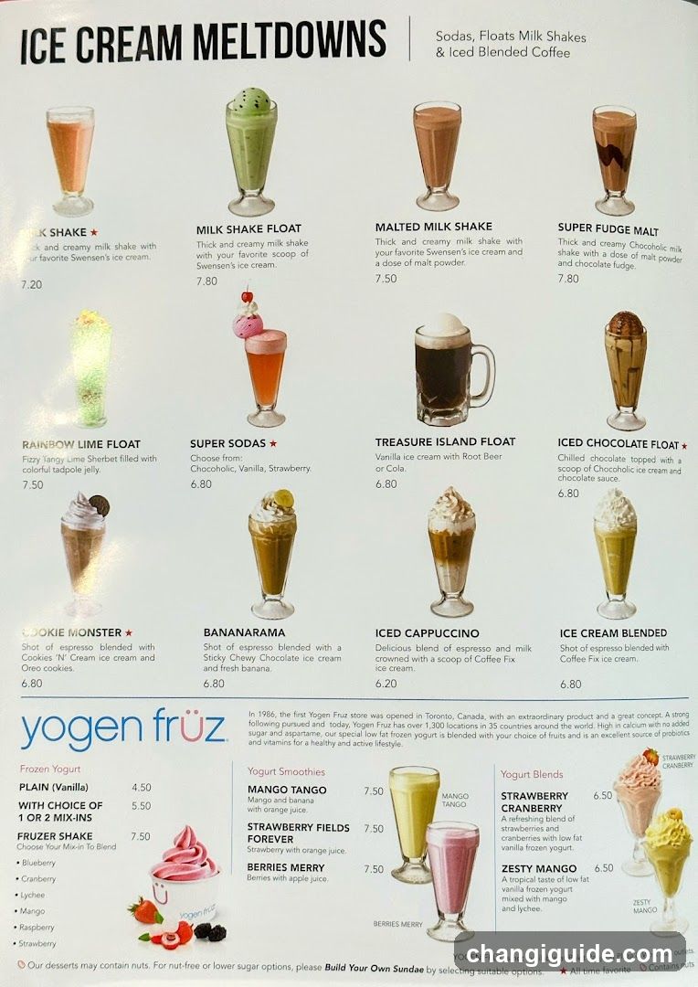 Swensen's @ Changi Terminal 3