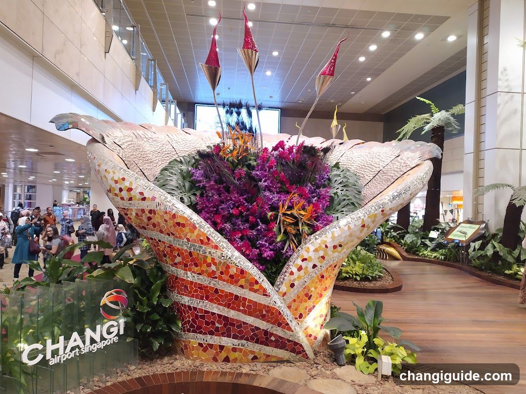 Changi Airport Singapore Interior Display