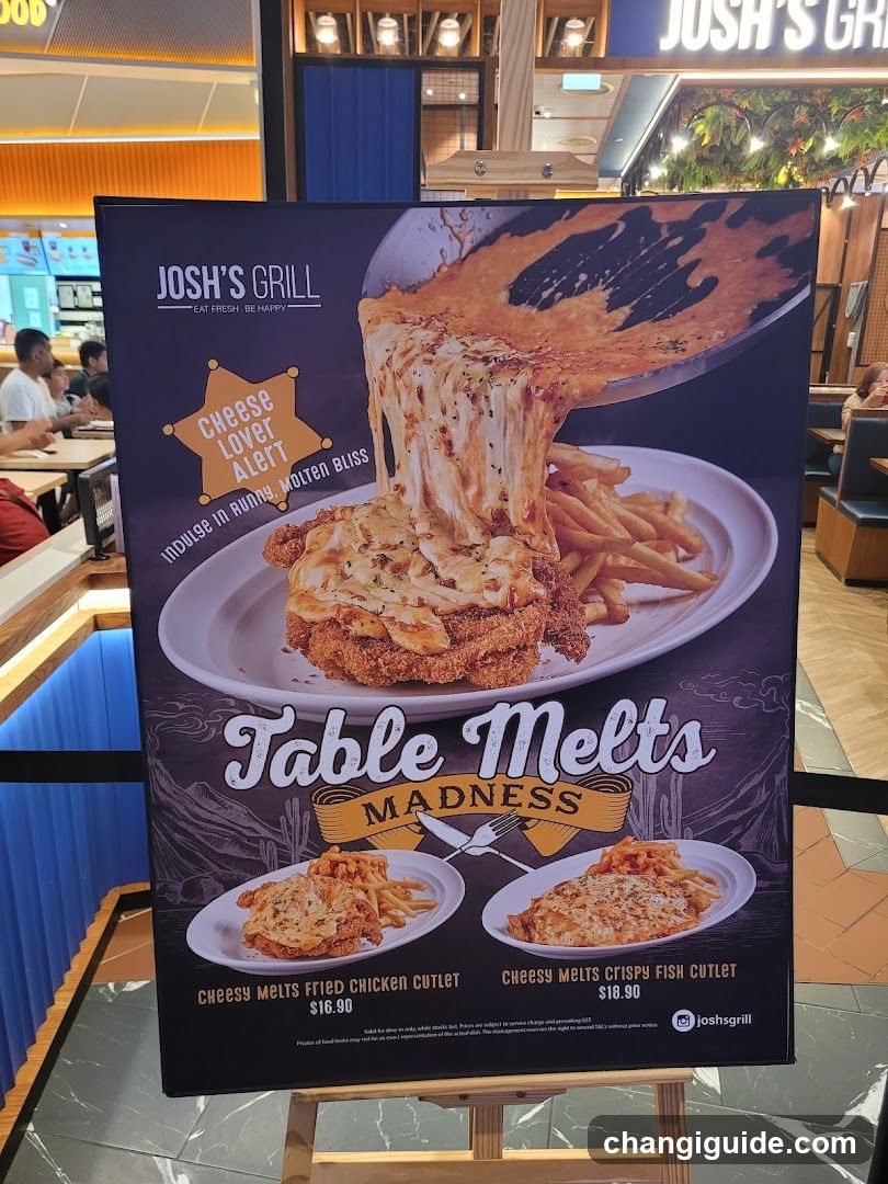 Josh's Grill Table Melts Madness Ad