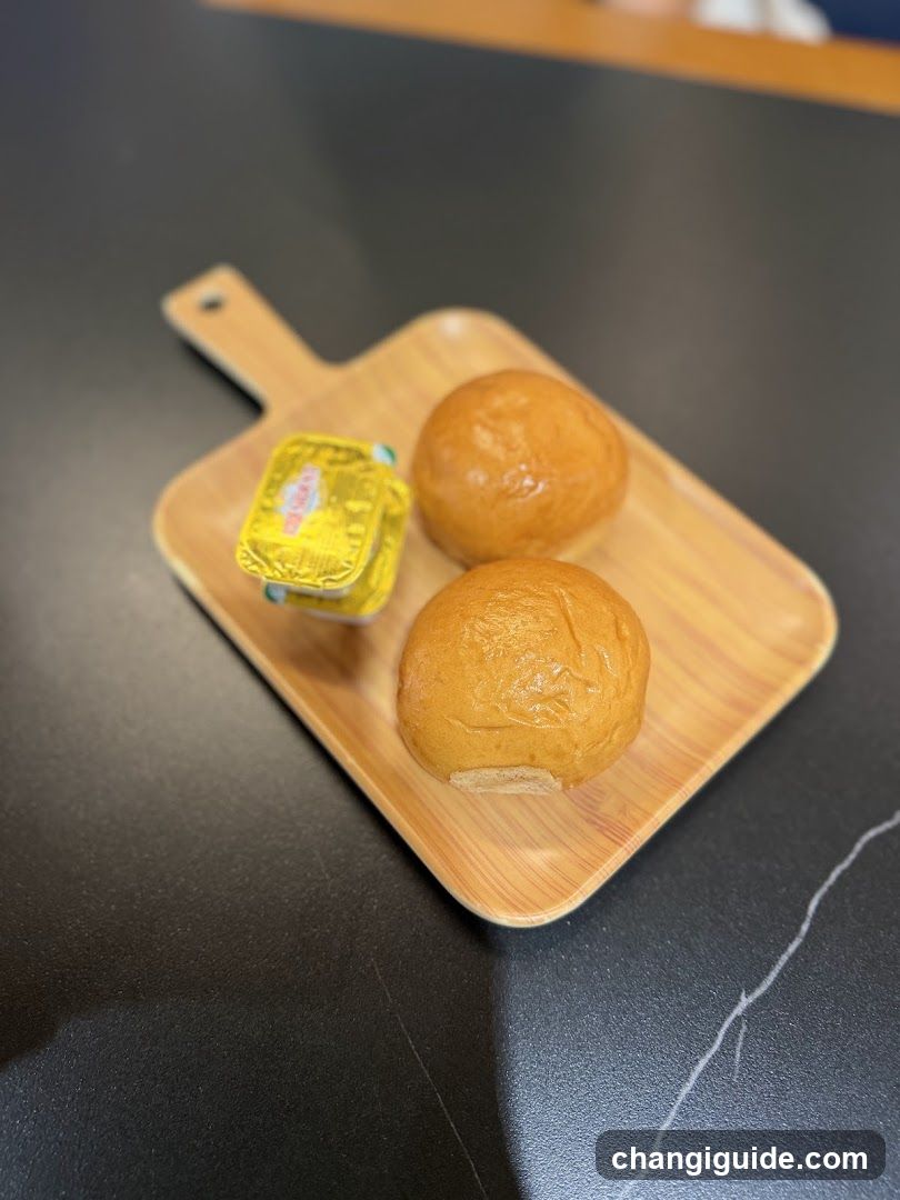 Buns on a Wooden Board