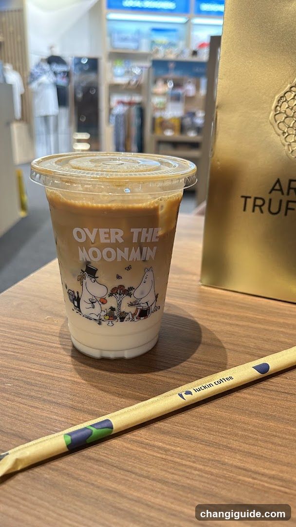 Luckin Coffee Cup with Moomins Design