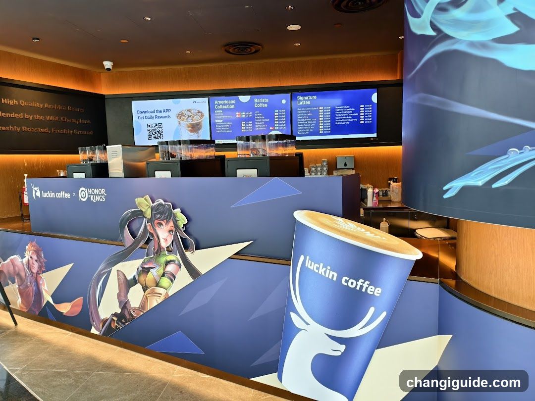 Luckin Coffee Interior with Honor of Kings Theme