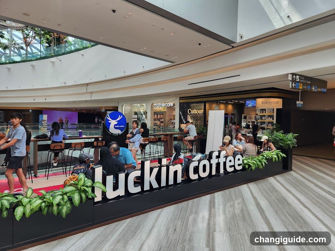 Luckin Coffee Interior Scene