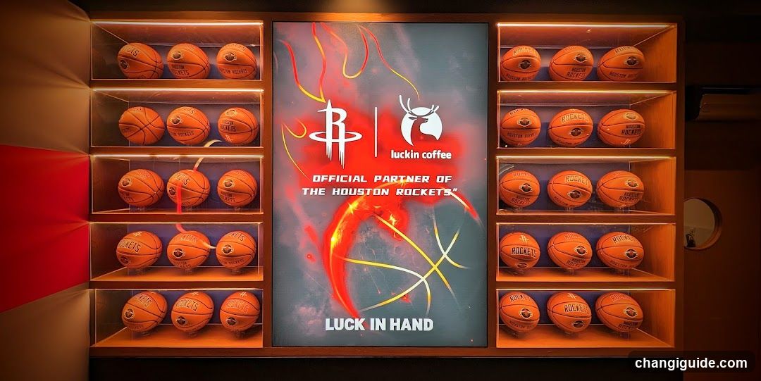 Luckin Coffee Houston Rockets Display