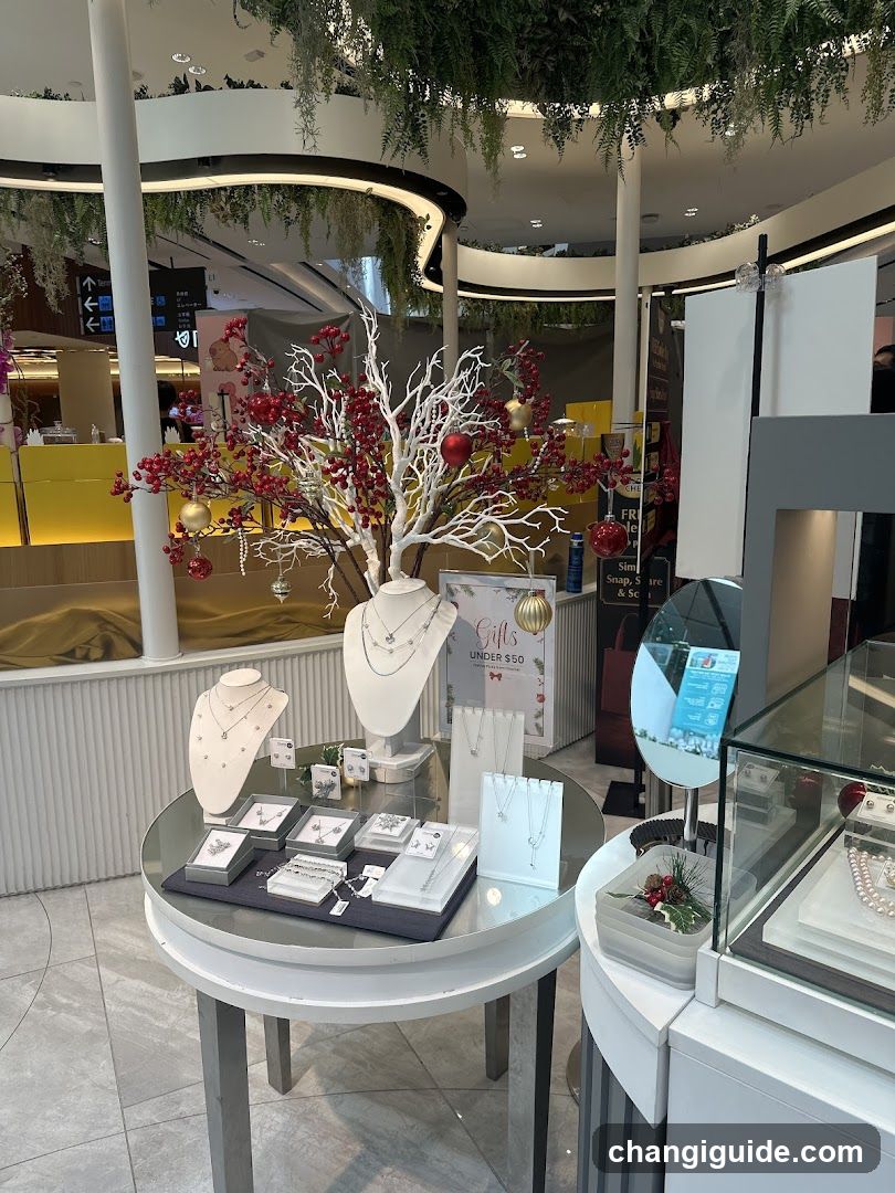 Jewelry Display in Shopping Mall