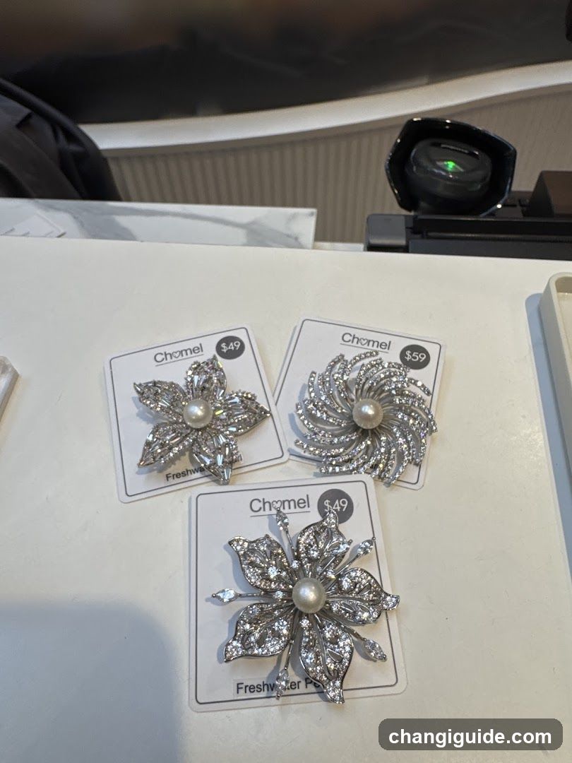 Chanel Brooches Display