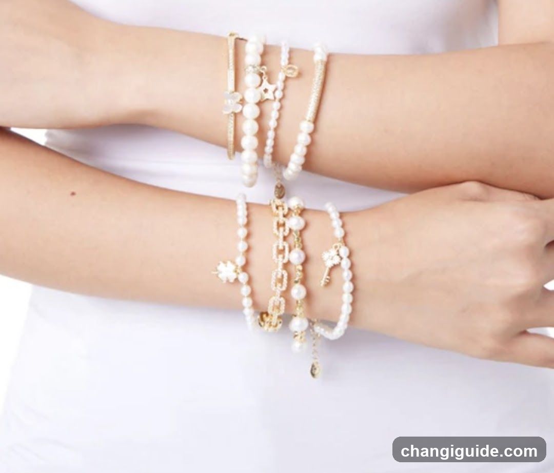 Jewelry Display on Wrist
