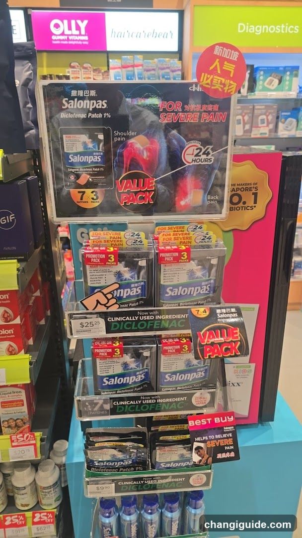Salonpas Product Display