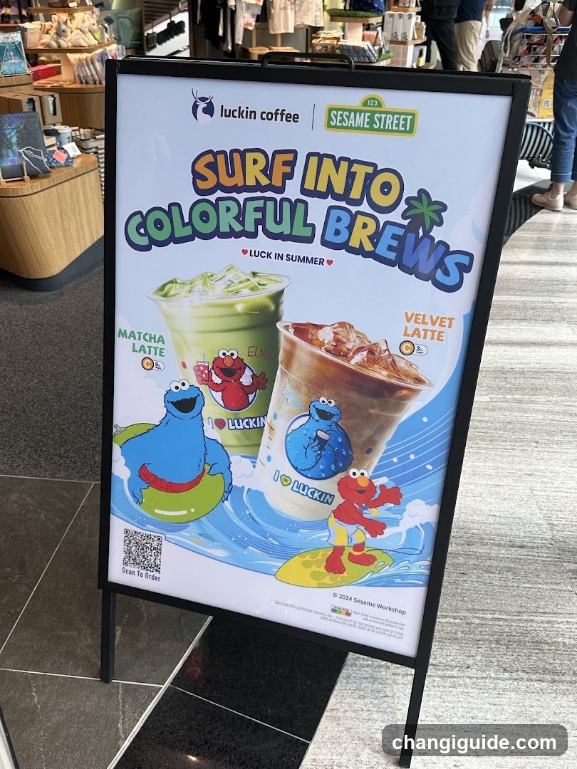 Luckin Coffee Sesame Street Collaboration Ad