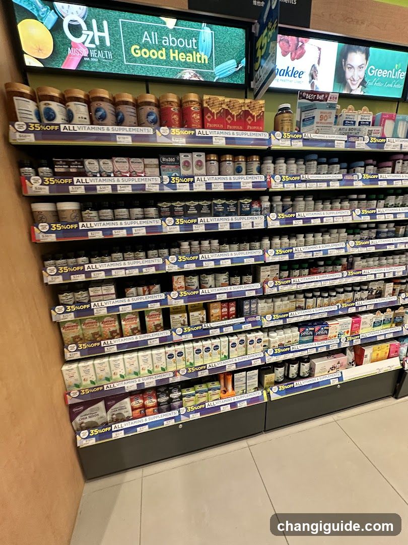 Vitamin and Supplement Store Interior