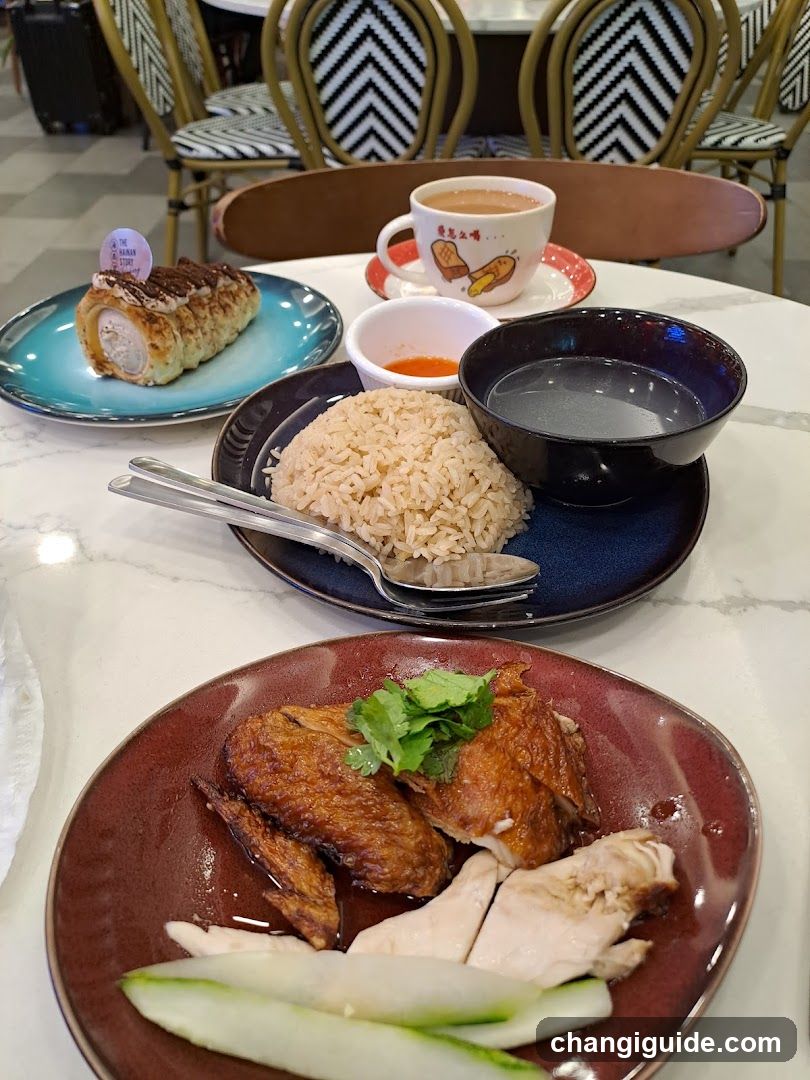 Hainanese Chicken Rice Meal