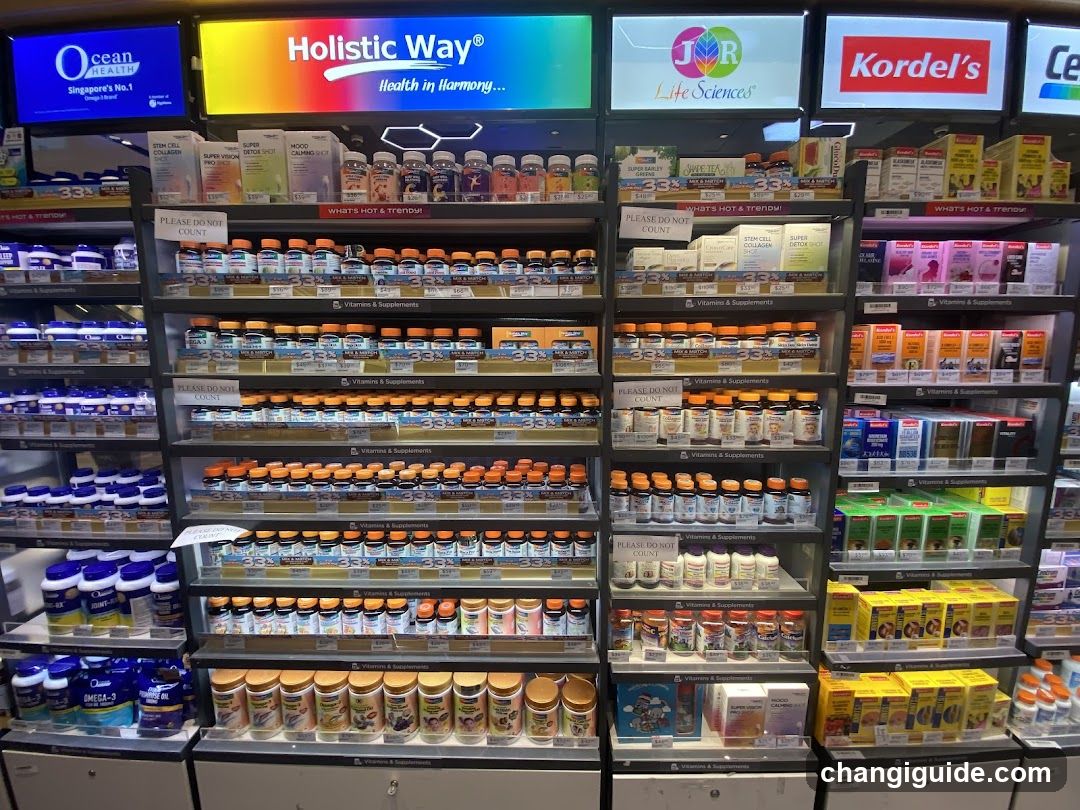 Vitamin and Supplement Store Interior