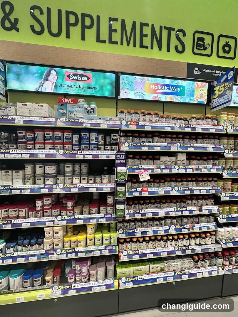 Vitamin and Supplements Section