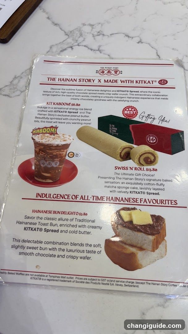 The Hainan Story x KitKat Menu