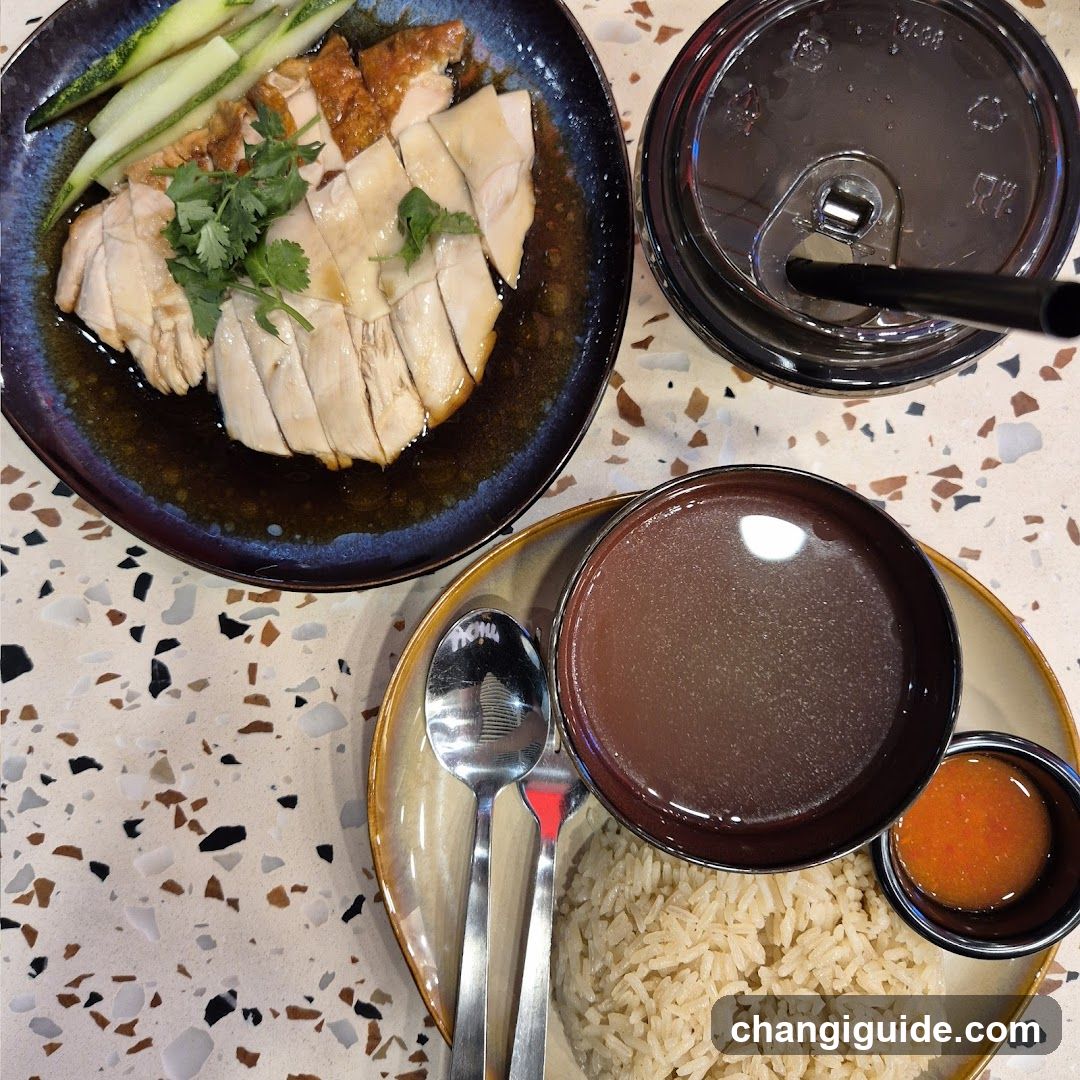Hainanese Chicken Rice Meal