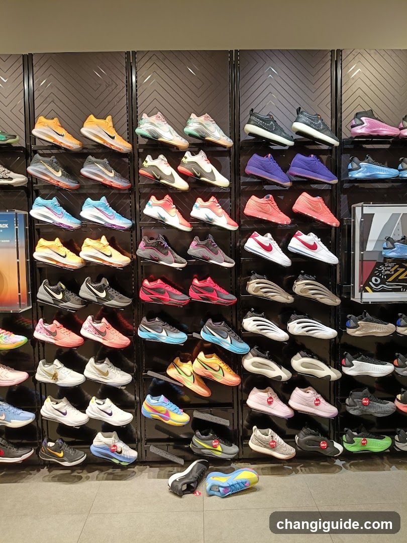 Nike Shoe Display Wall