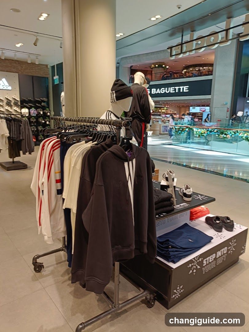 Clothing Store Interior Display
