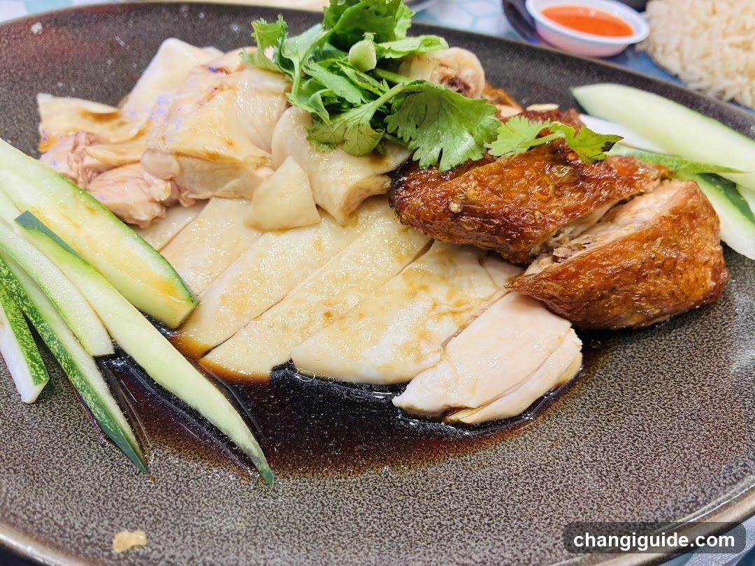 Hainanese Chicken Rice Plate