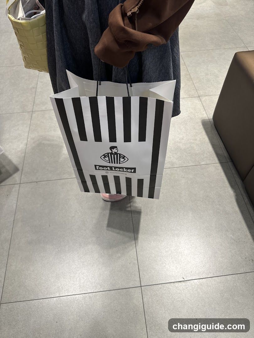 Shopping Bag with Foot Locker Logo
