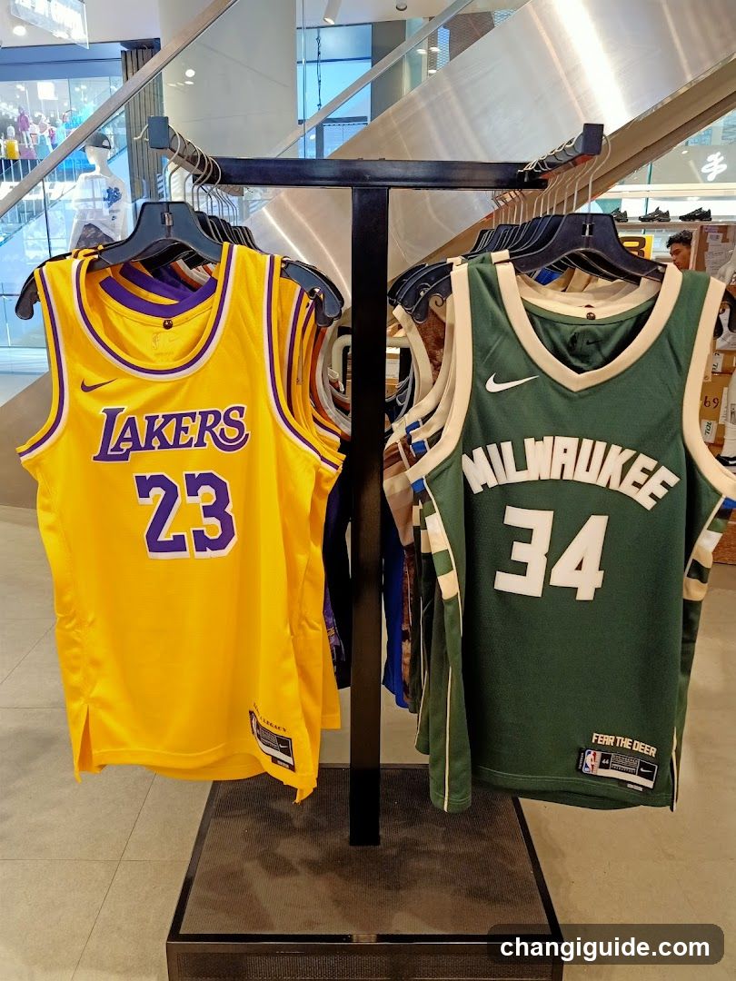 Basketball Jerseys Display