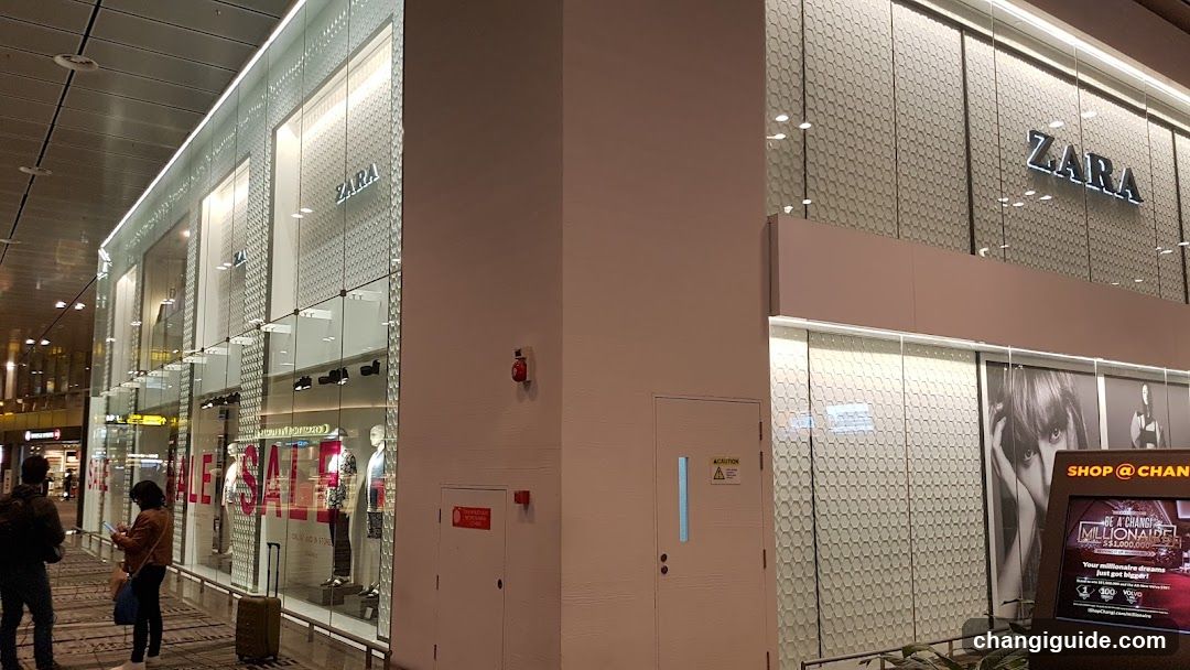 Zara Storefront at Airport Terminal