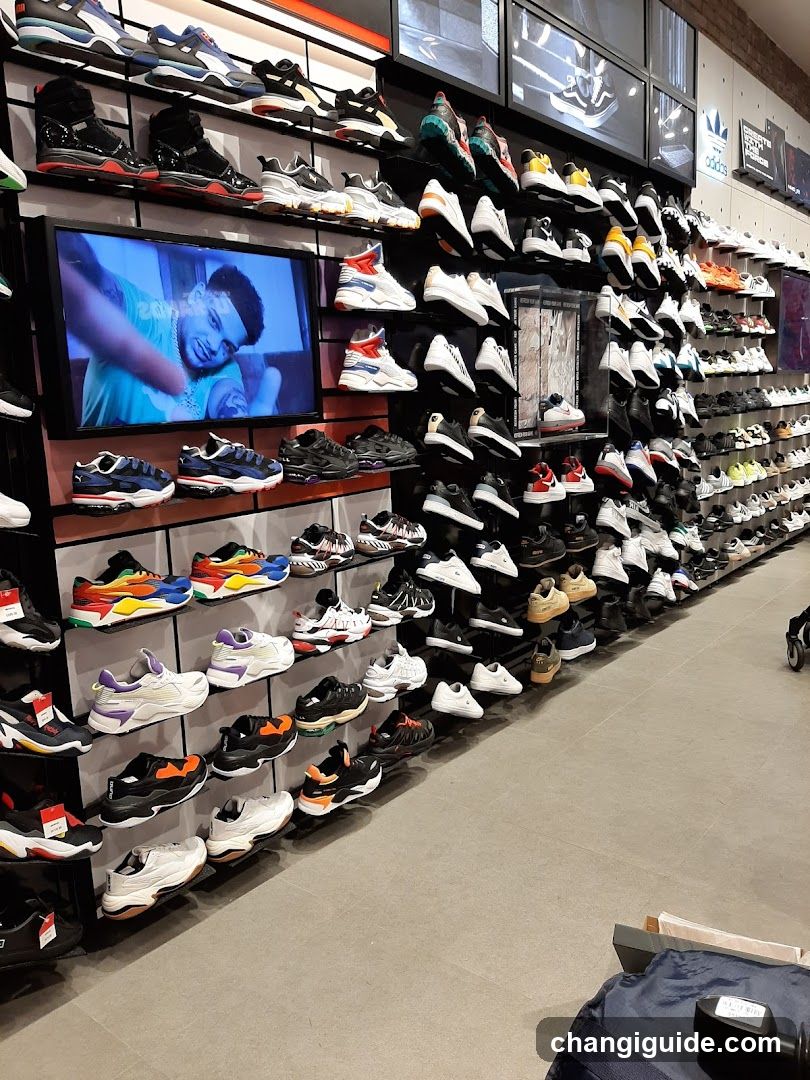 Shoe Store Interior Display