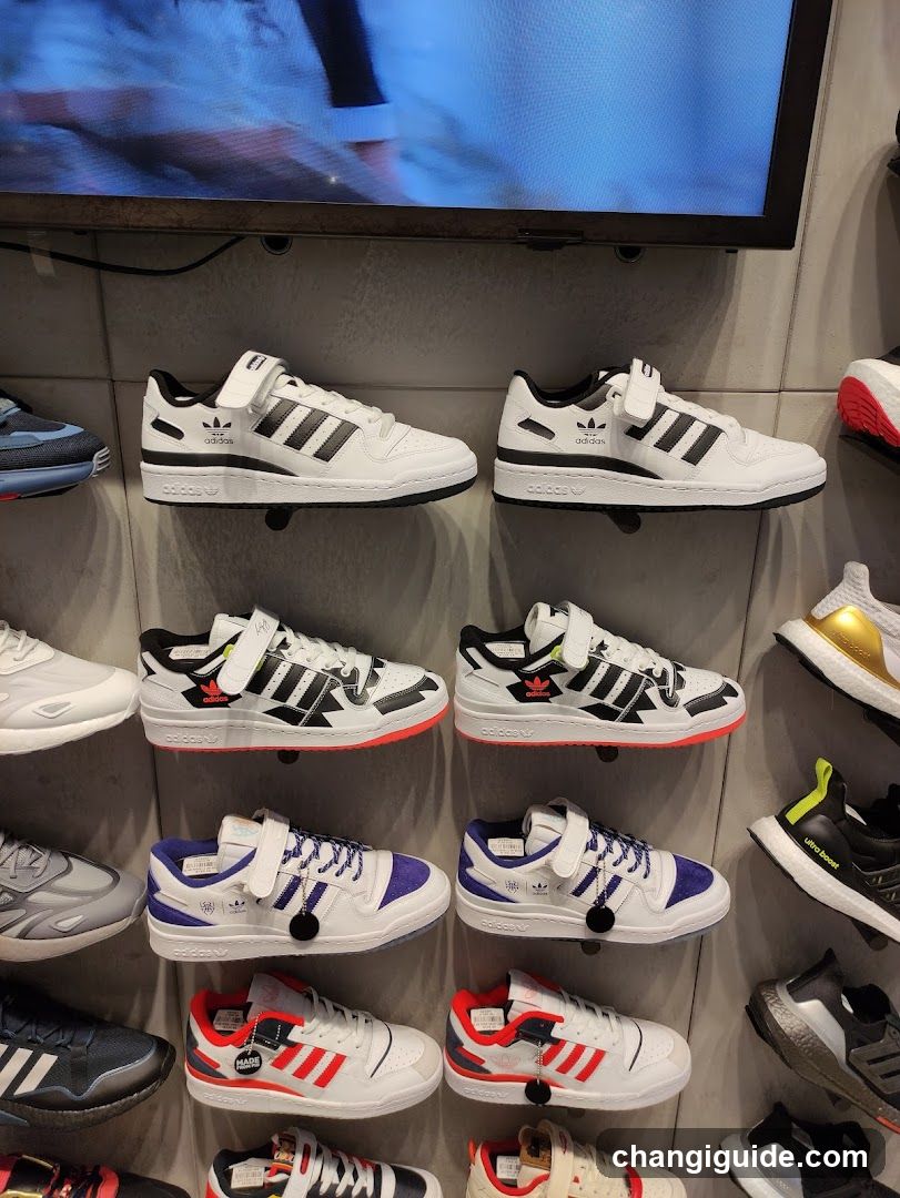 Adidas Shoe Display Wall