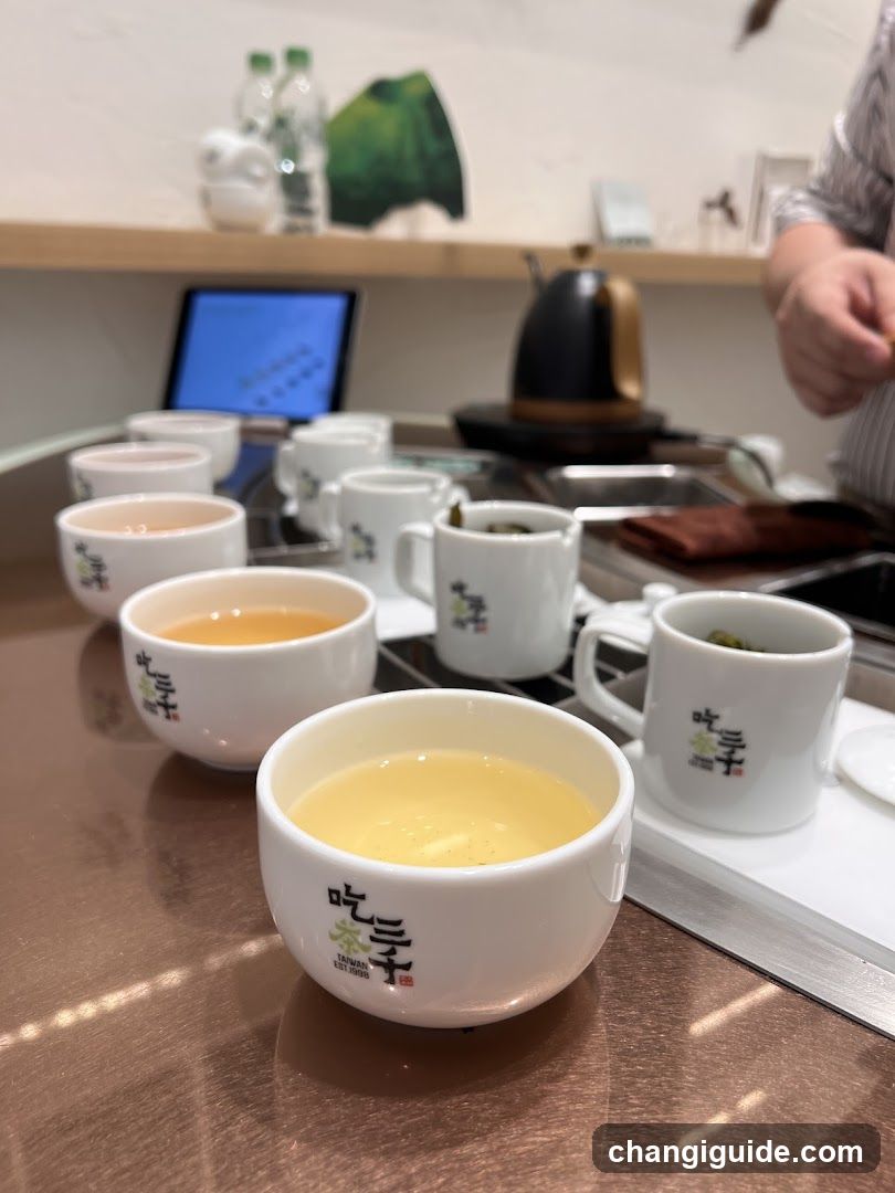 Tea Tasting Setup