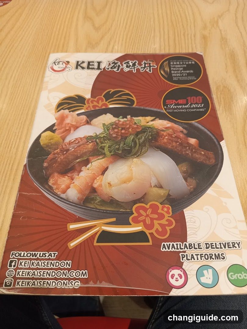 Kei Kaisendon Menu Cover