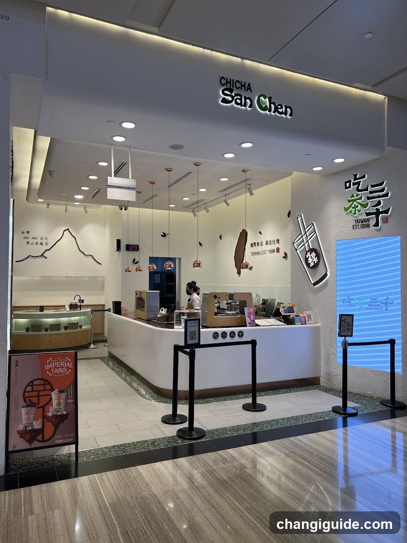Chicha San Chen Storefront Interior View