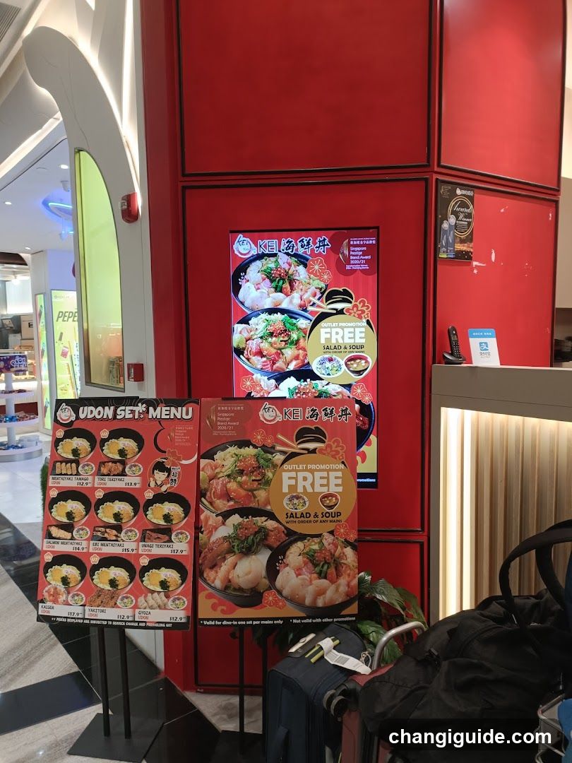 KEI Restaurant Interior Display