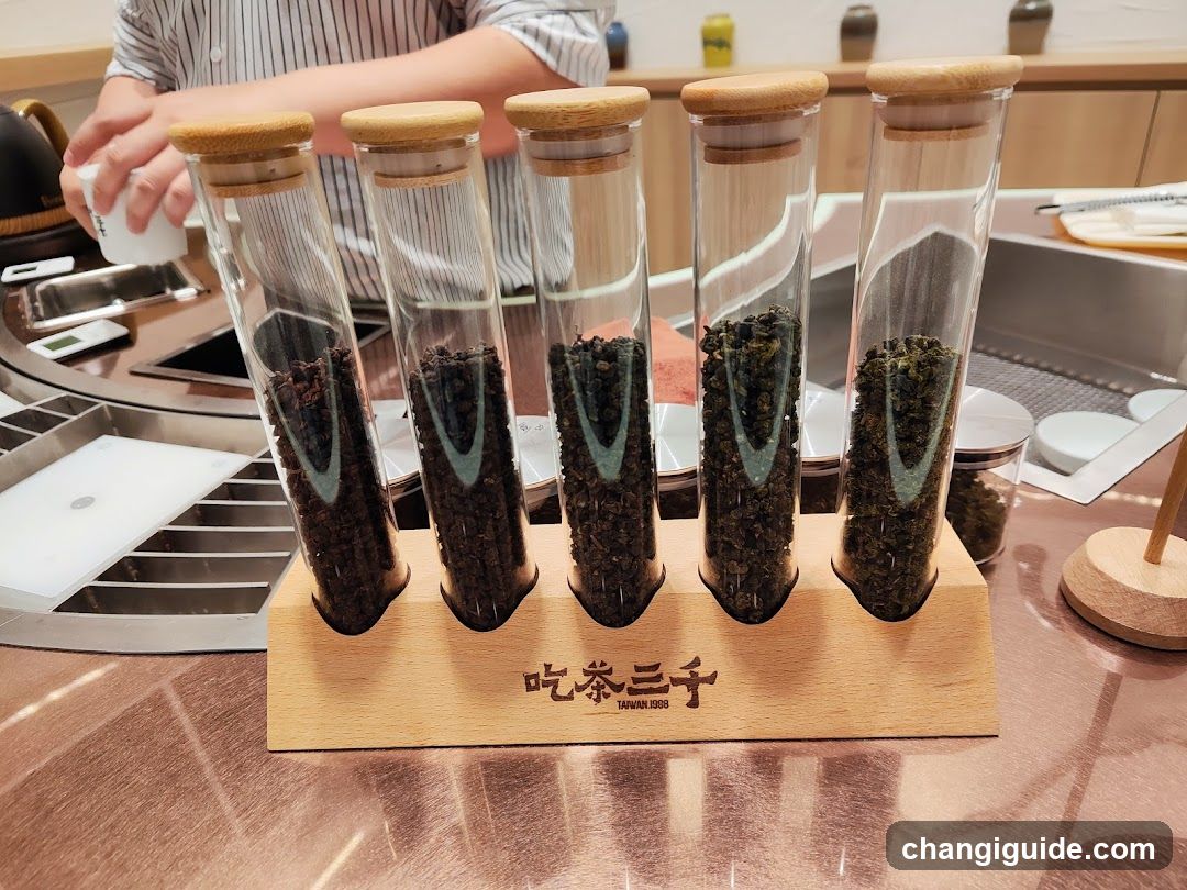 Tea Samples Display