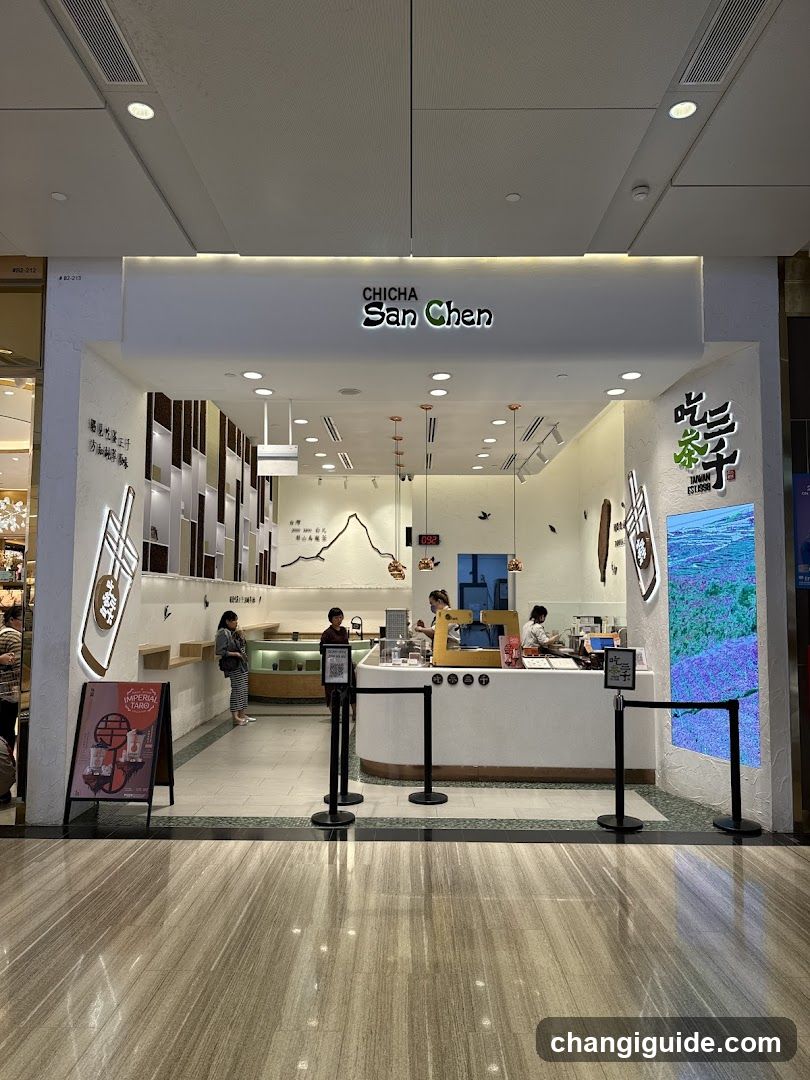 CHICHA San Chen @ Jewel Changi