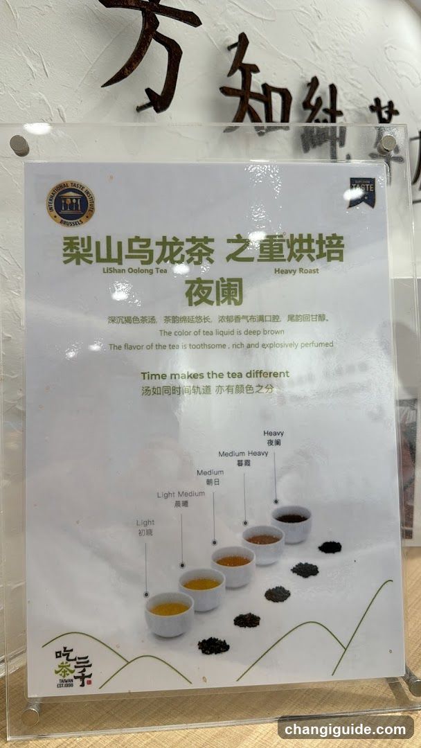 Lishan Oolong Tea - Heavy Roast Display