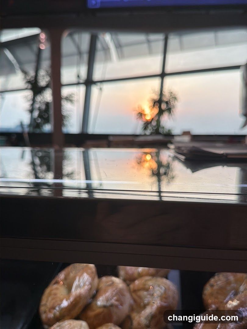 Sunset View from Bakery Display