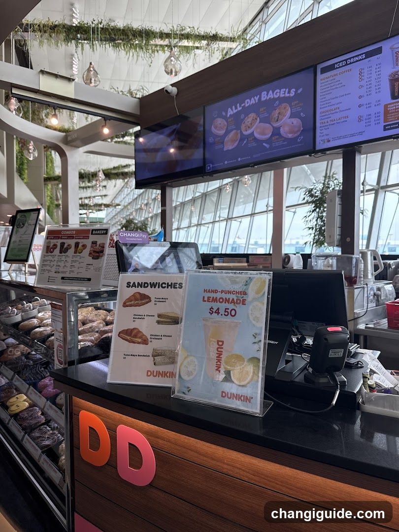 Dunkin' Donuts Interior Counter