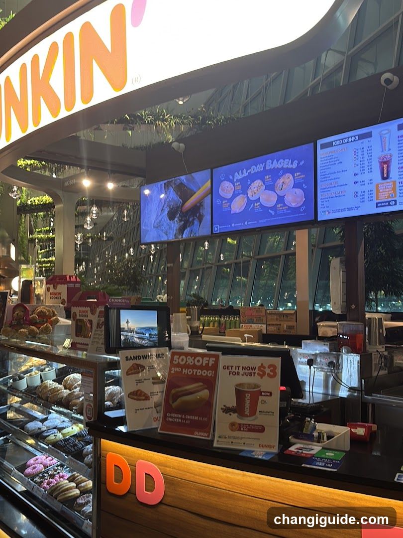 Dunkin Donuts Counter Interior