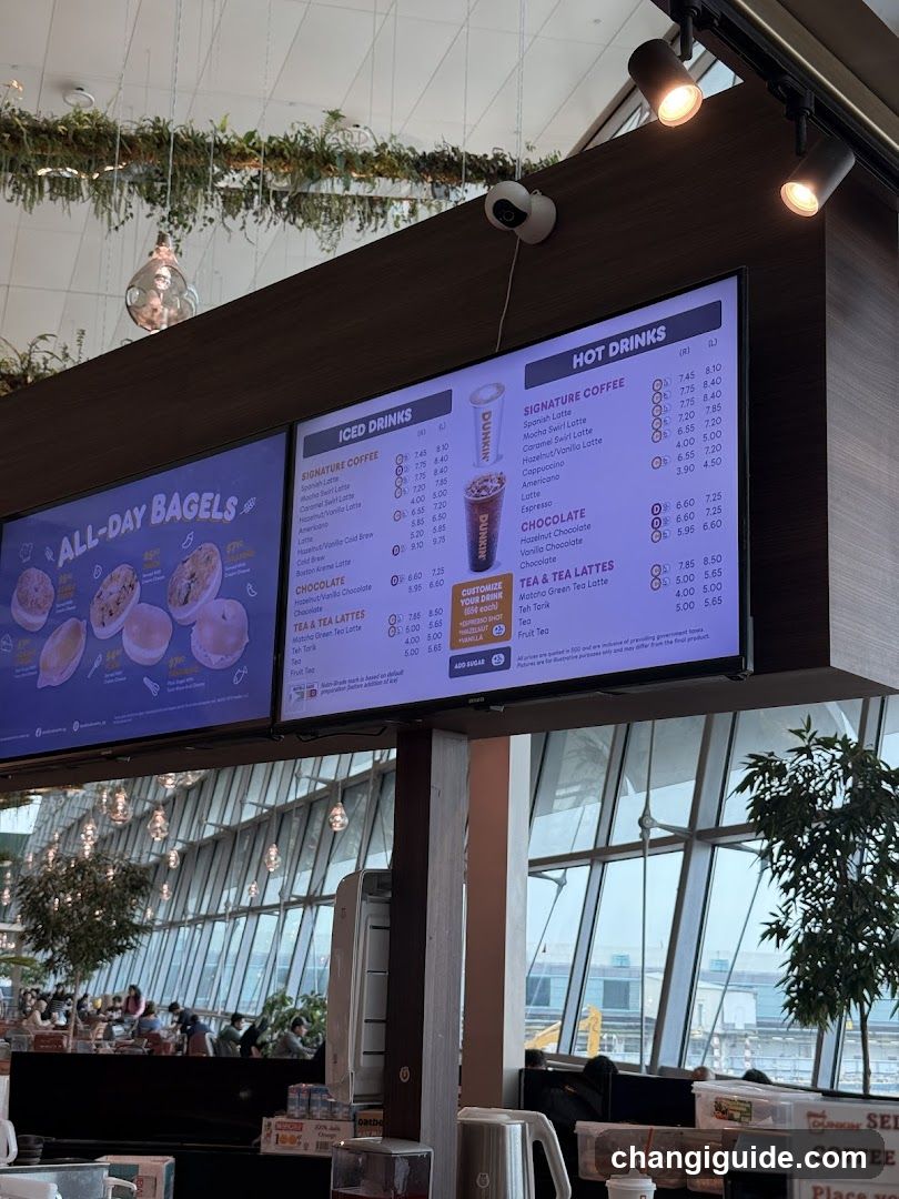 All-Day Bagels & Hot Drinks Menu Board