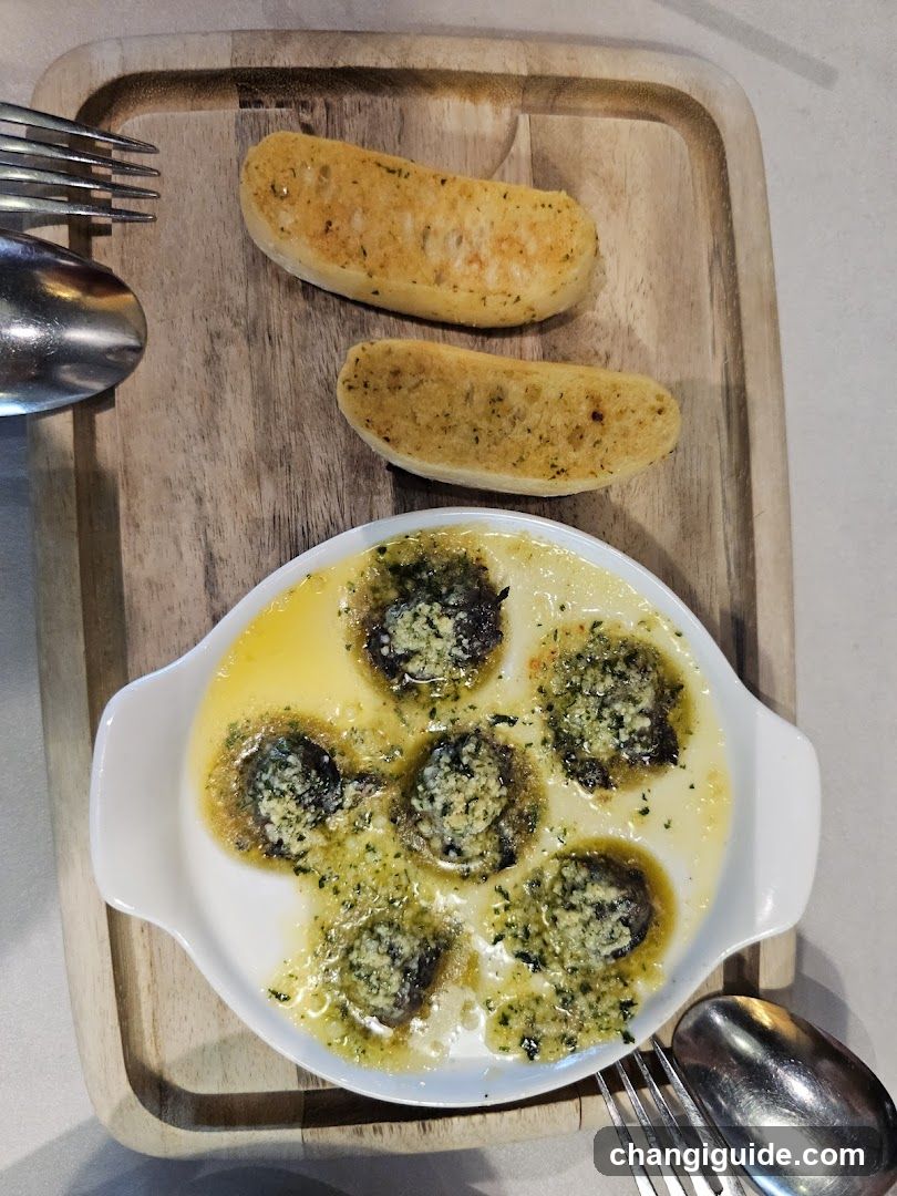 Baked Egg Dish with Garlic Bread
