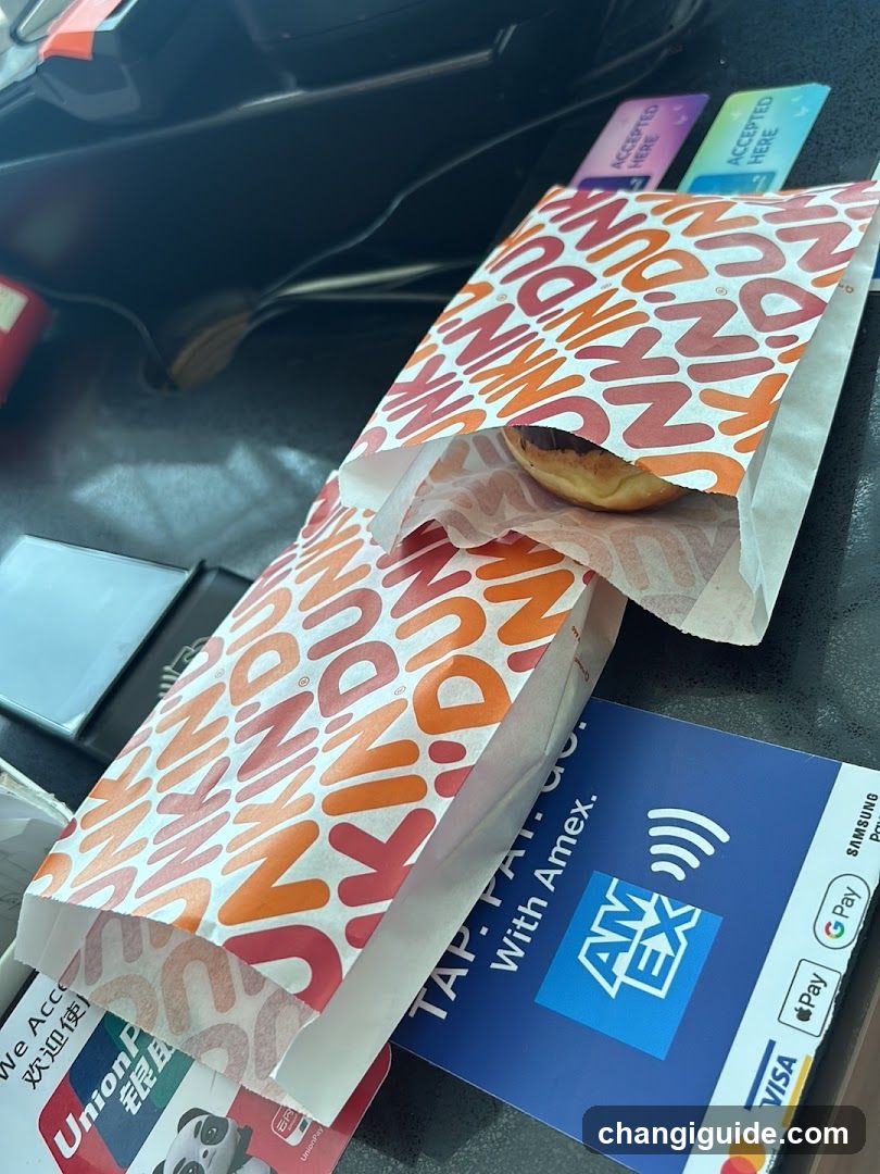 Dunkin' Donuts Packaging and Payment Cards