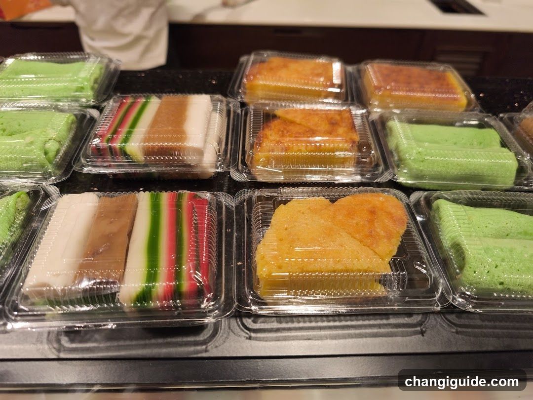 Assorted Cakes Display